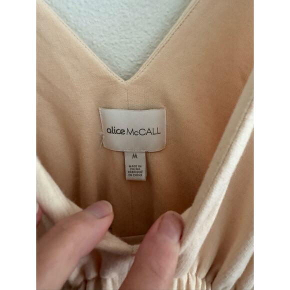 Alice McCall Nude Sport Cutout Cotton Mini Dress Women’s M - Picture 2 of 11